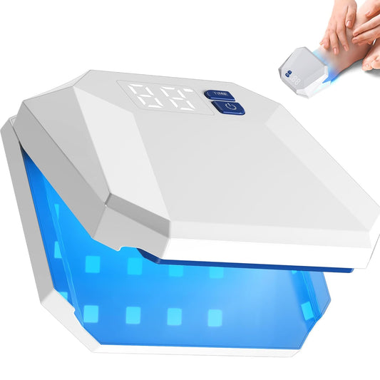 OwnWish Nail Fungus Cleaning Laser Device 905nm Infrared Light + 470nm Blue Light Highly Effective Treatment for Home Use Treat & Effectively Prevent (White)