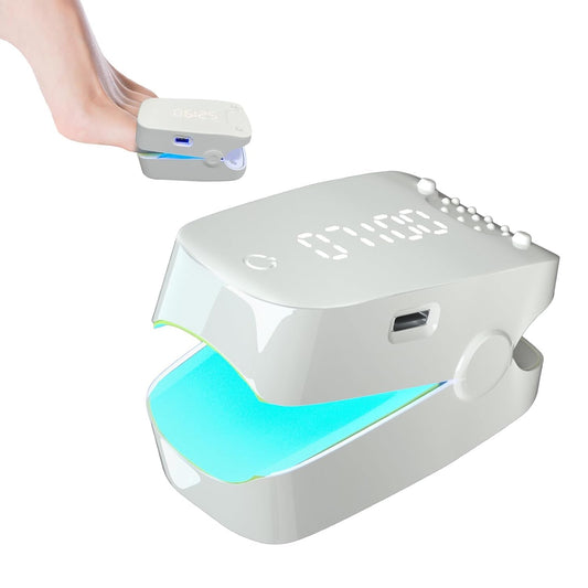 hanvate Nail Fungus Cleaning Laser Device,Efficient Laser Treatment For Nail Fungus,LED Screen, Automatic Timer