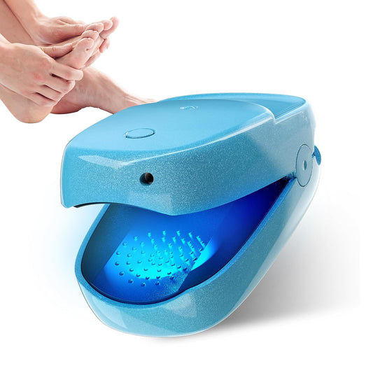 HaSoCare Nail Fungus Laser Treatment Device, Home Use Fungus Nail Treatment for Toenail and Fingernail, Blue Light Therapy for Onychomycosis Damaged Discolored Thick Toenail