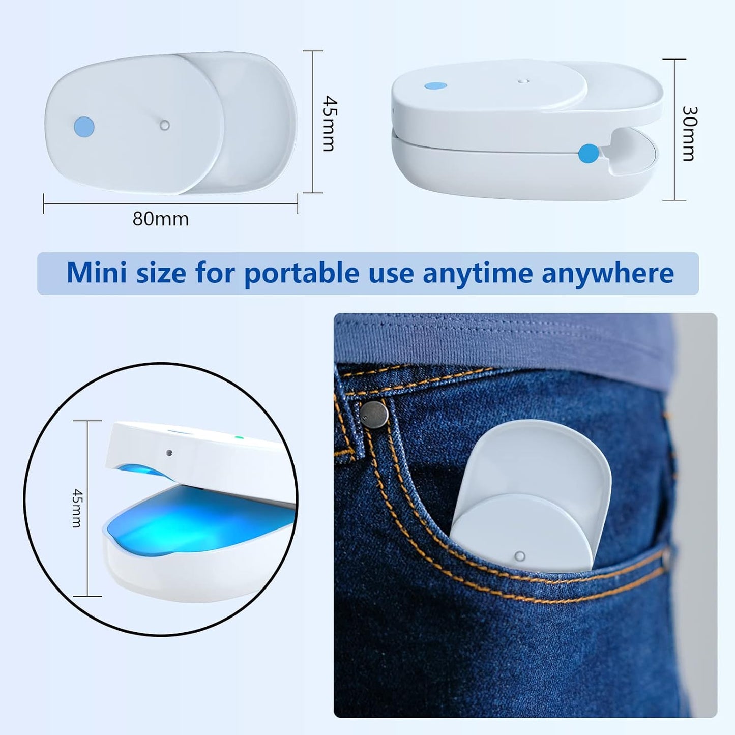 yiget Nail Fungus Cleaning LaserDevice for Onychomycosis, Revolutionary Home Use Nail-fungus Remover, Highly Effective Light Therapy for Fingernails and Toenails White