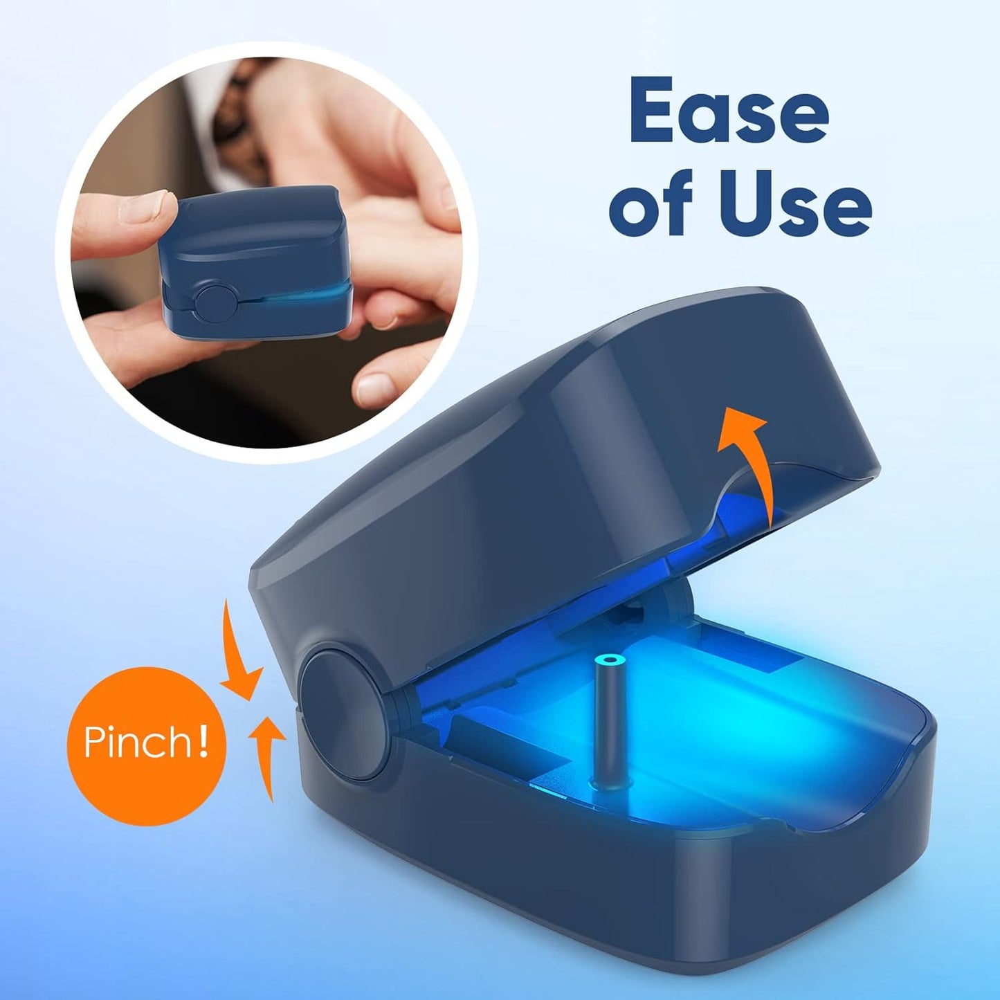 URMIIM 2 Pack Nail Fungus Cleaning Laser Treatment Device for Onychomycosis, Highly Effective Laser Device for Finger/Toenails, FSA HSA Eligible, Improve Appearance of Discolored, Brittle & Cracked Nails
