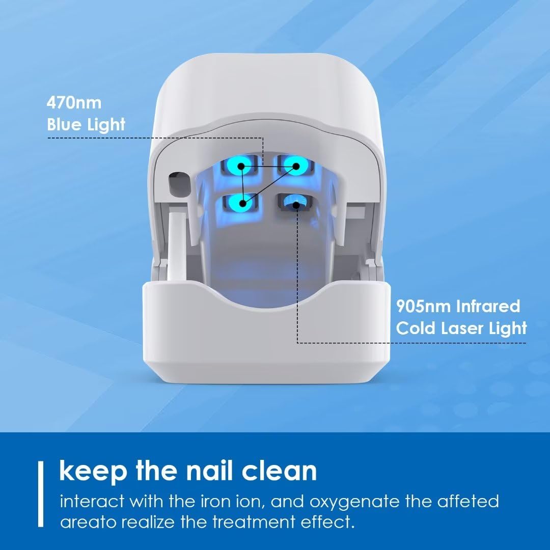 ZZP Nail Fungus Laser Treatment Device -Pain-Free, and Effective Home Treatment, No More Embarrassment