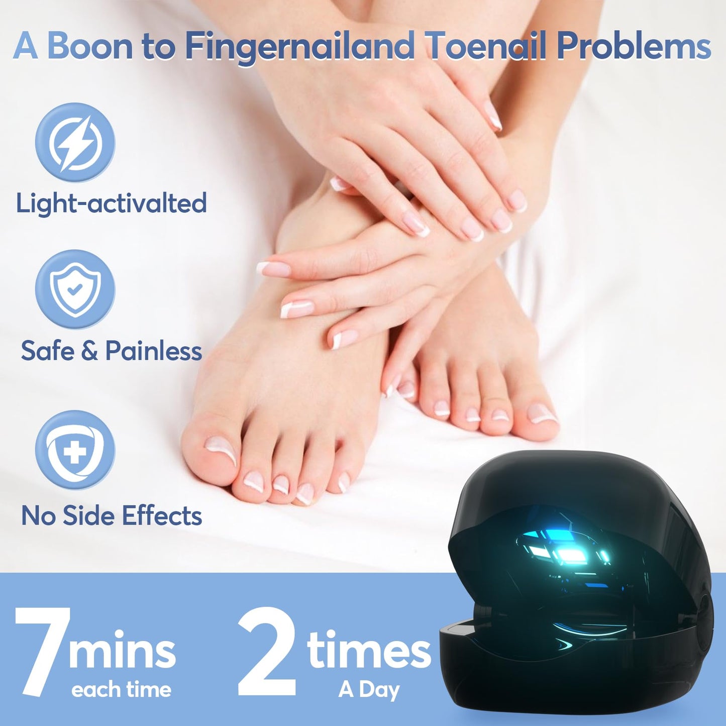 Nail Fungus Laser Treatment Led Light Device - B0DTHCRQFR