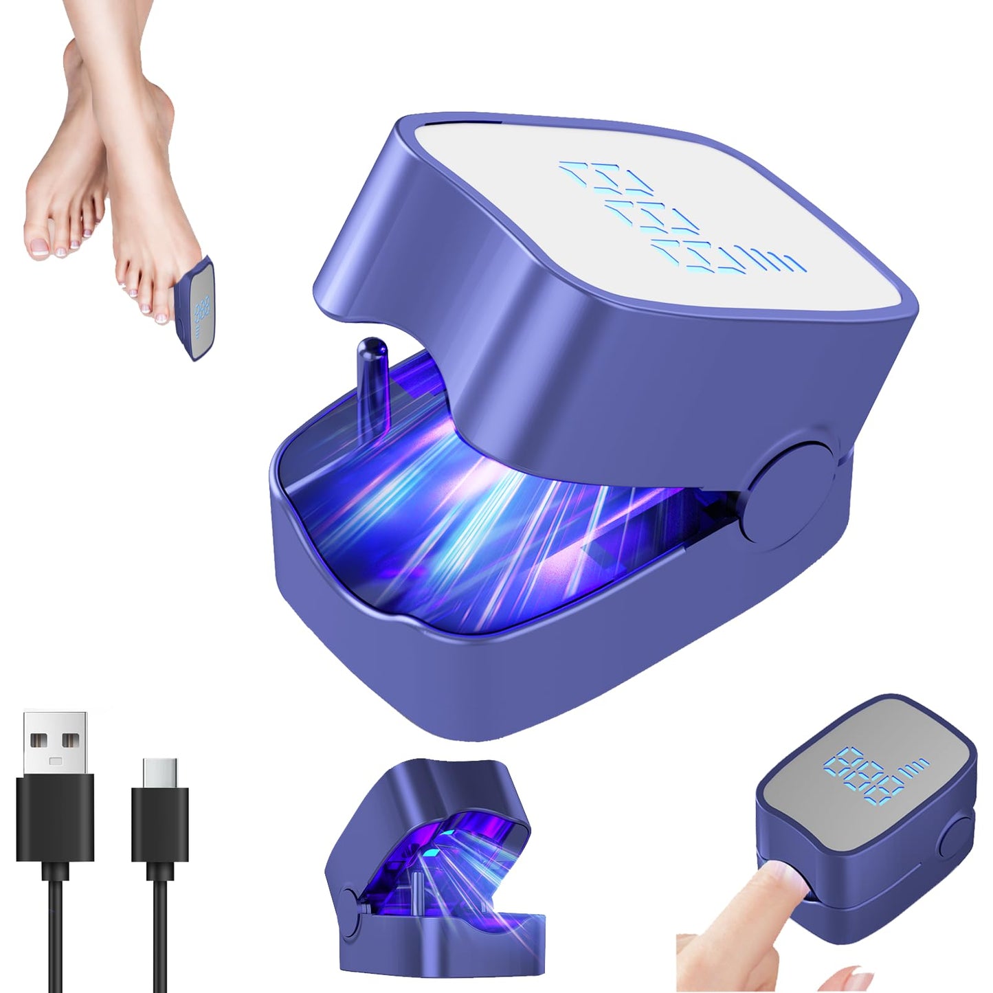 Nail Fungus Laser Treatment LED Light Device