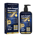 Enhanced Antifungal Shampoo for Seborrheic Dermatitis, Folliculitis & Scalp Psoriasis – Anti-Dandruff Shampoo for Men & Women, Relieves Itchy Dry Scalp, Sulfate & Paraben-Free, 10.1 Fl Oz-Fresh