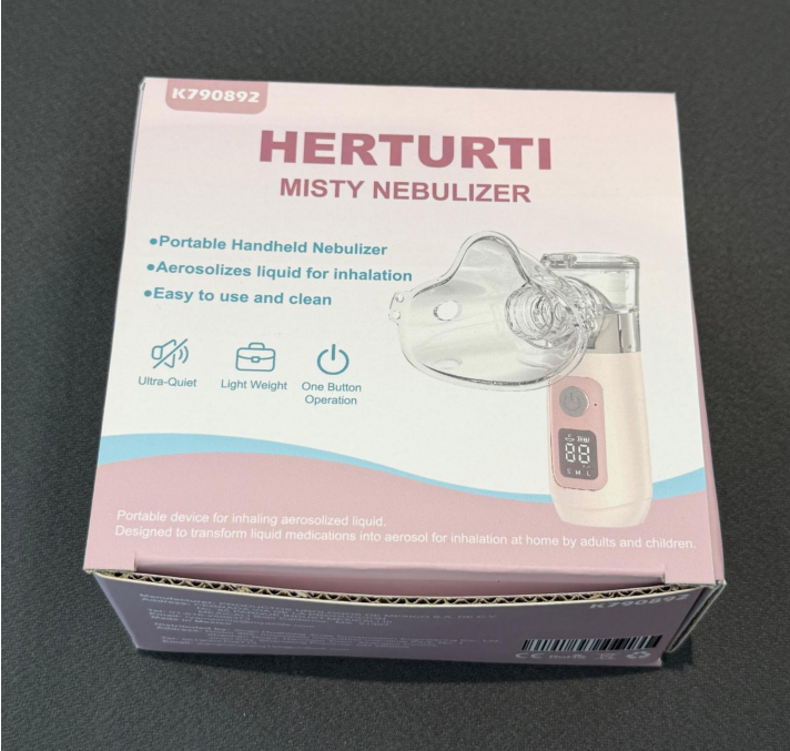Smart Digital Display Portable Nebulizer for Adults and Kids, Portable - Rechargeable for Travel and Home Use