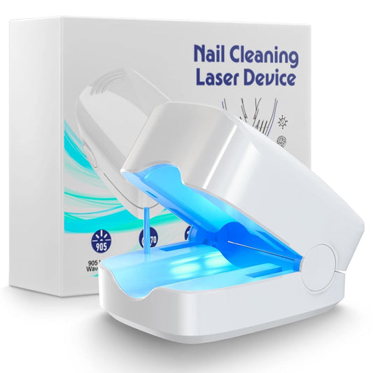 Anyork Toenail Fungus Treatment La ser Device Nail Fungus Treatment for Toe Nail Automatic Nail Fungal Cleaning Device Remover for Damaged Nails, 470nm Blue Light + 905nm Infrared Light Theapy