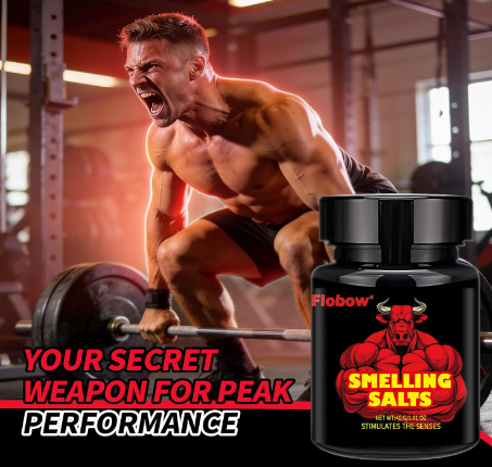FIobow Smelling Salts for Athletes in Hockey, Potent Wake Up for Athletes in Weightlifting and Powerlifting, Activate Before Smelling, Instant Energy, Enhanced Focus & Motivation 40 g in 1 Bottle-AA1