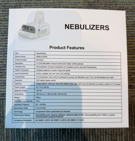 Nebulizer Machine for Adults & Kids with Mouthpiece and Mask, Desktop Compressor & Jet for Home Use