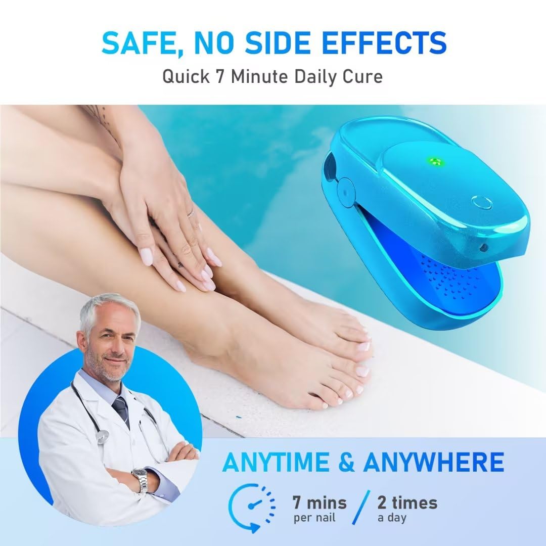 Jitesy Nail Fungus Laser Treatment, Onychom Laser Cleaning Device for Fingernails and Toenails, Toenail Fungus Treatment for Home Use