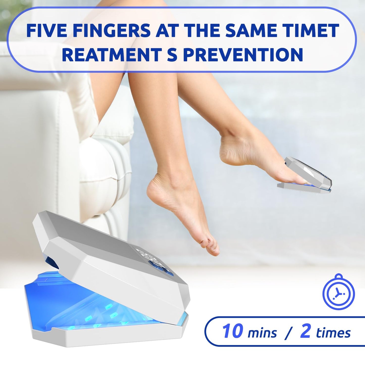 Mimoment Nail Fungus Cleaning Laser Device for Onychomycosis, Nail Fungus Laser Treatment for Fingernails, Effective Convenient Toenail Nail Fungus Treatment for Home Use
