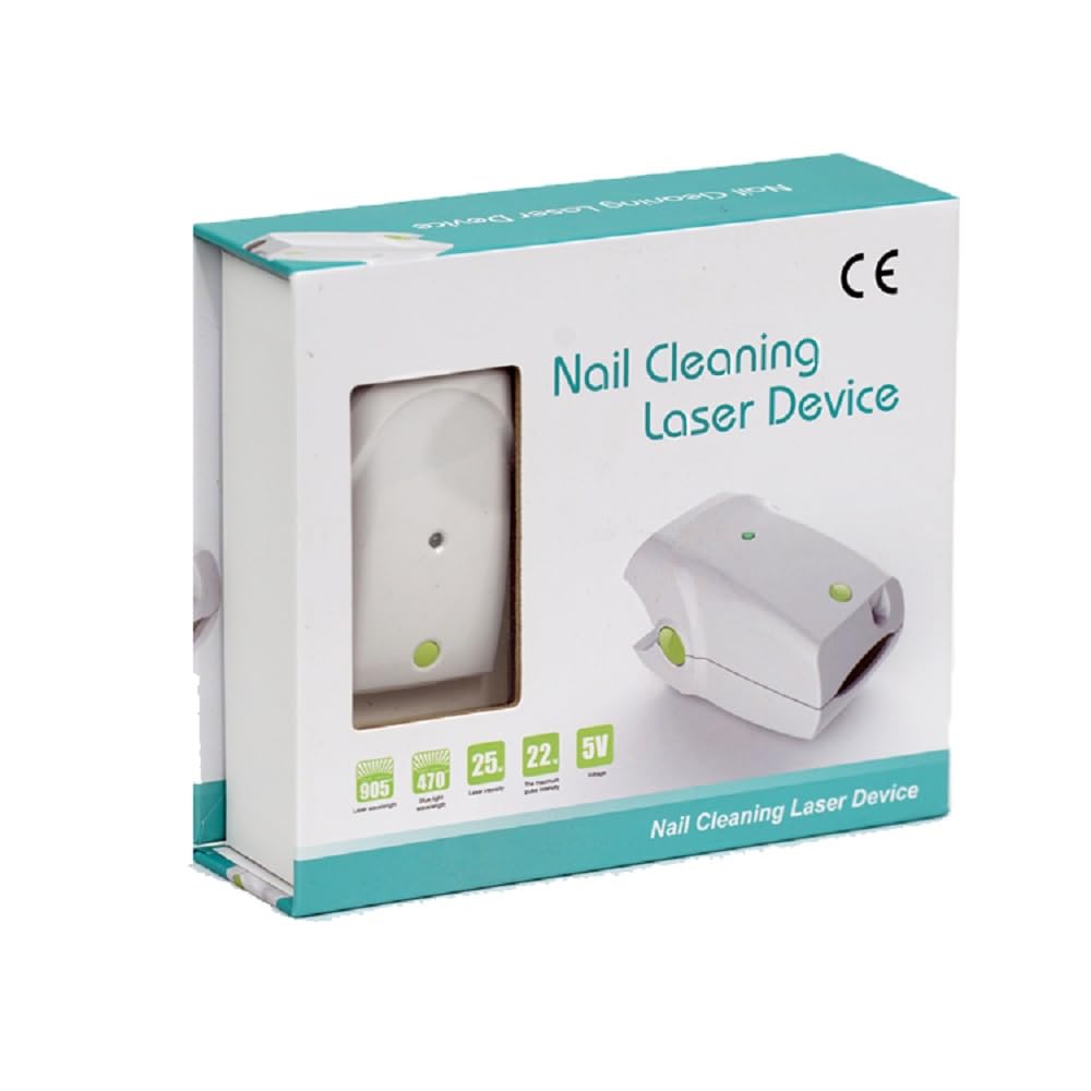 HNC Nail Treatment Laser Device (GREEN) - Highly Effective Home Use Nail-fungus Remover for Onychomycosis, Upgraded June 2023 Edition with Rechargeable Cleaning Laser Technology