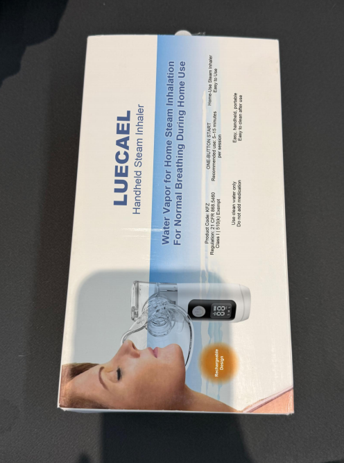 Handheld steam inhaler, Personal Steam Inhaler for Nasal Relief, Vocal Steamer for Congestion, Colds & Cough Relief