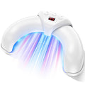Nail Fungus Laser Treatment LED Light Device, Nail Fungus Cleaning Light Device for Damaged, Thick Toenails and Fingernails, Suitable for Home Use (White)