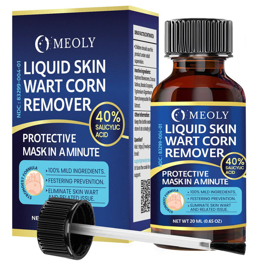 Fast-Acting Wart Remover: 40% Salicylic Acid Wart Remover Maximum Strength for Plantar Wart, Corn Men and Women