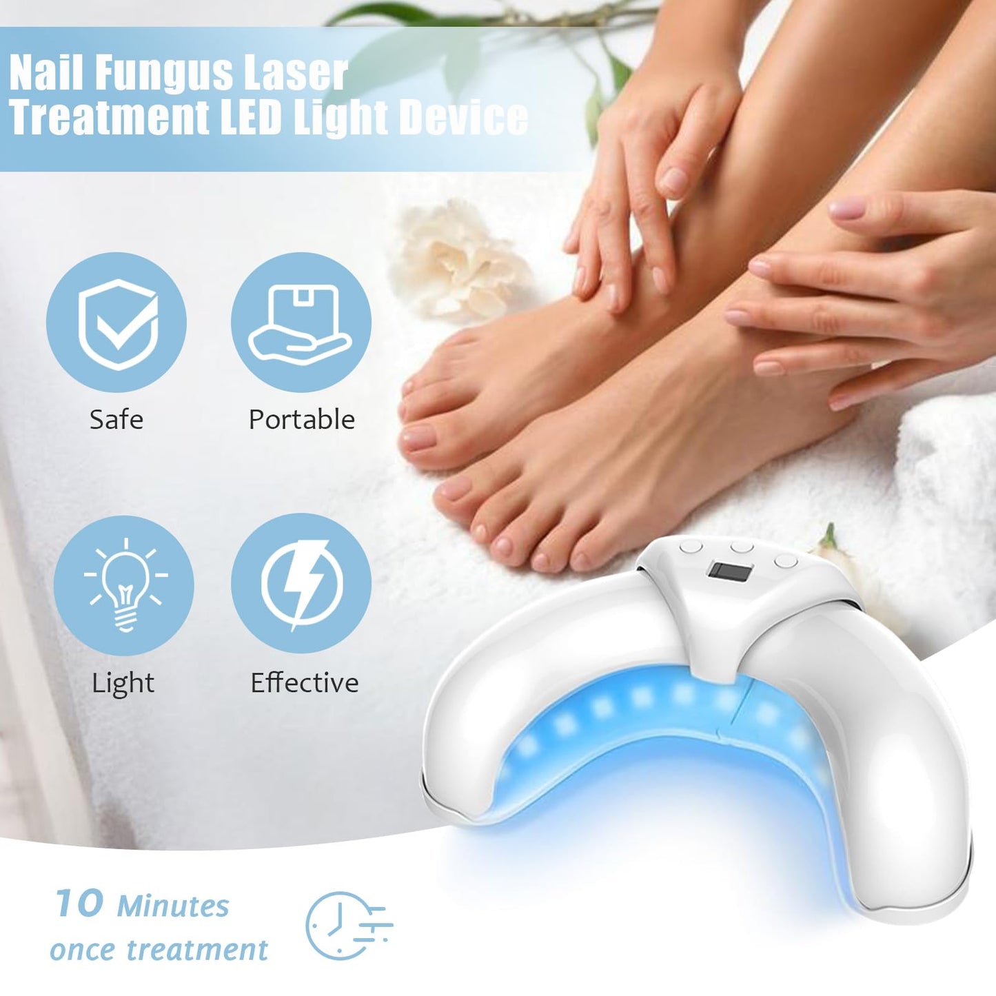 Nail Fungus Laser Treatment LED Light Device