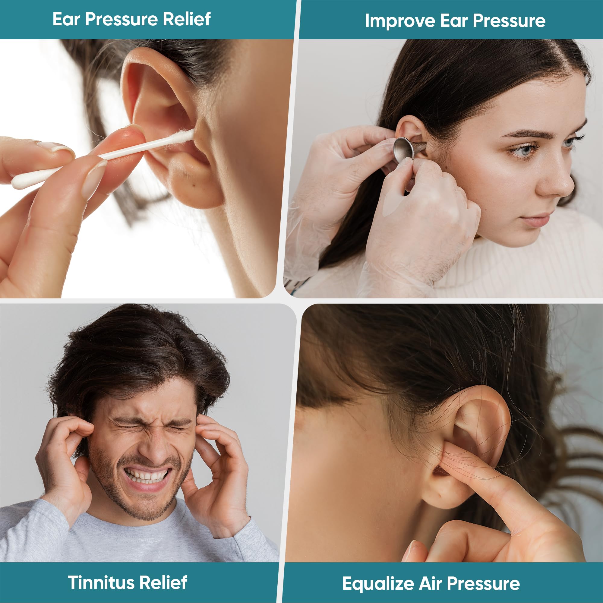 Eustachian Tube Unclogger - Ear Pressure Relief Device for Flying & Diving, Unblock Eustachian Tube & Balancing Ear Pressure to Relieve Tinnitus and Earache - HY030
