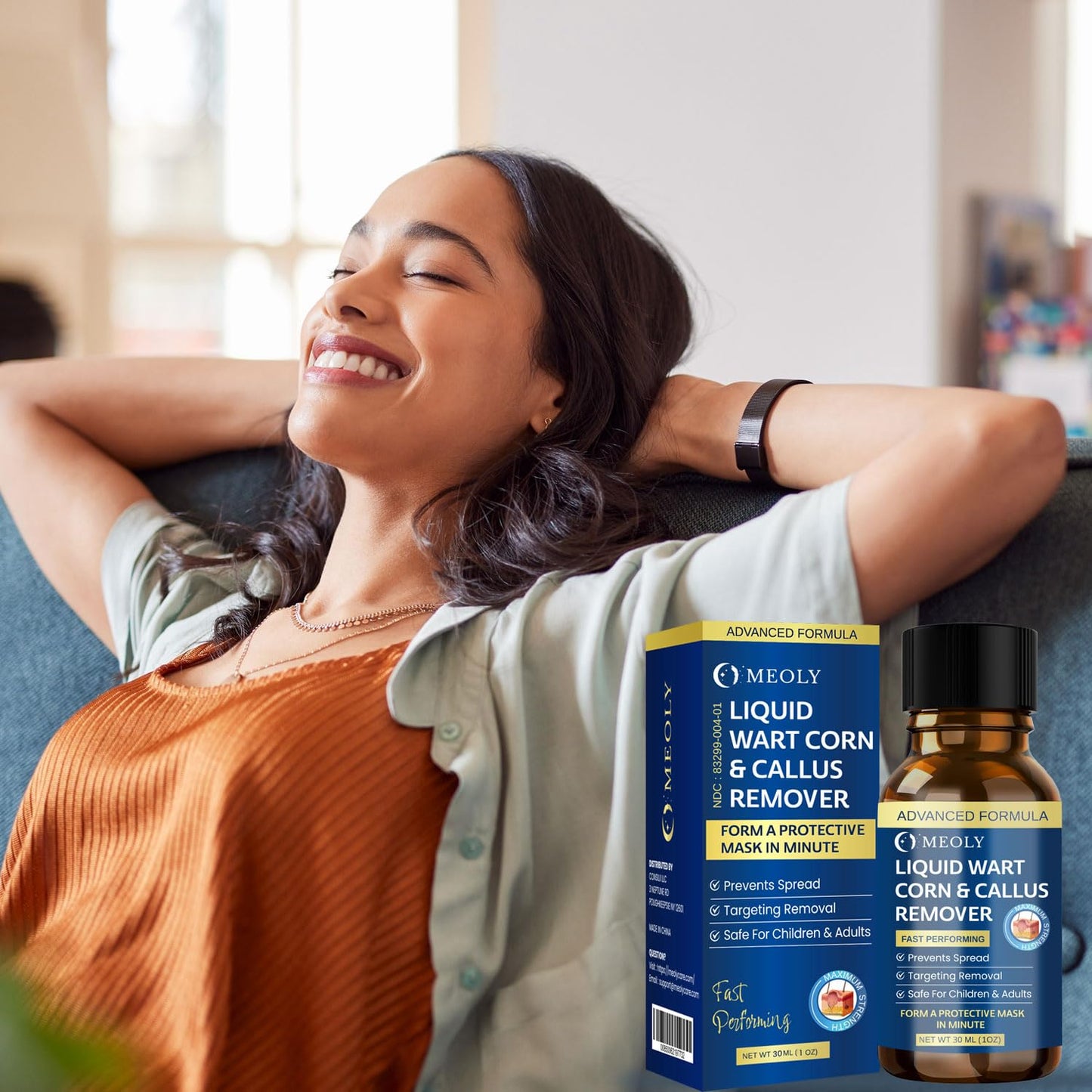 Fast-Acting Wart Remover Freeze Off : Salicylic Acid Wart Remover for Plantar Wart, Corn Freeze Off Fast-Acting for Men and Women 30 ML